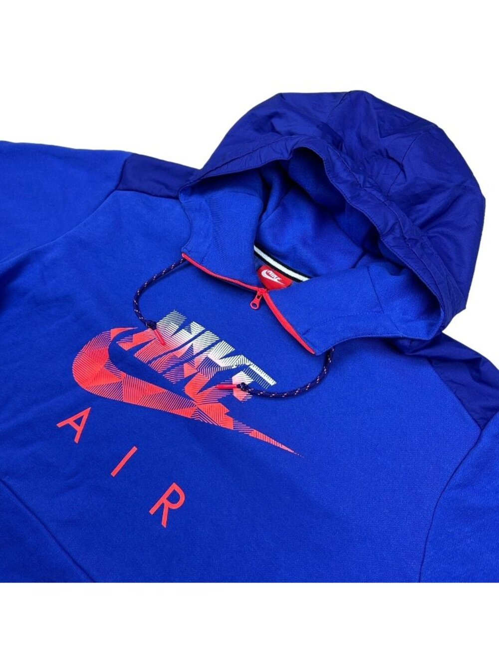 Nike Air MX Men's Fleece Hoodie Sweatshirt Blue • 2XL
